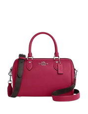 Coach Rowan Satchel With Signature Canvas Detail