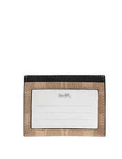 Coach Slim Id Card Case In Signature Canvas