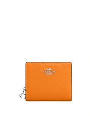 Coach Snap Wallet With Signature Canvas Interior