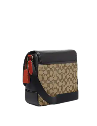 Coach Sprint Map Bag 25 In Signature Jacquard