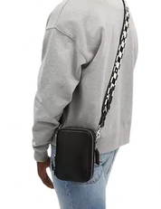 Coach Stanton Crossbody With Checkerboard Print