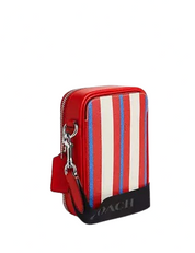 Coach Stanton Crossbody With Stripe Print