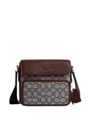 Coach Sullivan Flap Crossbody Bag In Signature Jacquard