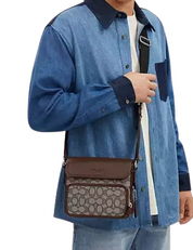 Coach Sullivan Flap Crossbody Bag In Signature Jacquard