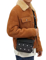 Coach Sullivan Flap Crossbody In Signature Jacquard With Star Embroidery