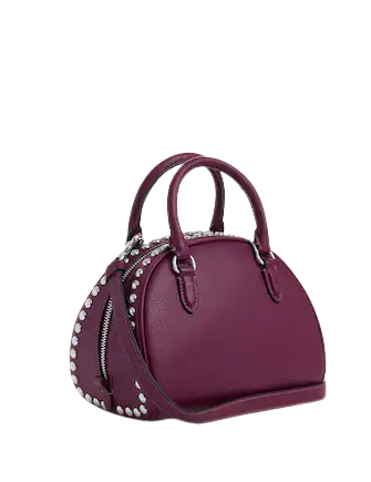 Coach Sydney Satchel With Rivets