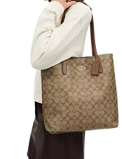 Coach Thea Tote In Signature Canvas