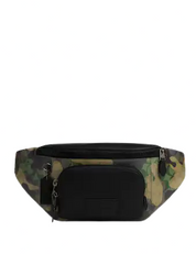 Coach Track Belt Bag In Signature Canvas With Camo Print