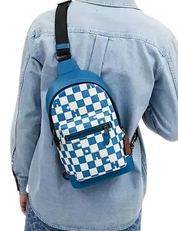 Coach West Pack With Checkerboard Print