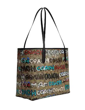 Coach Coach X Mint + Serf City Tote In Signature Canvas