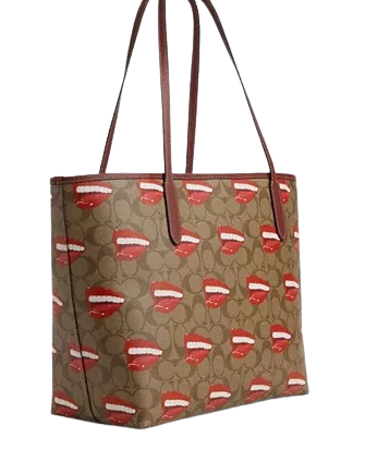 Coach Coach X Tom Wesselmann City Tote In Signature Canvas