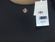 Tory Burch Emerson Patent Leather Shoulder Bag In Gold/Black