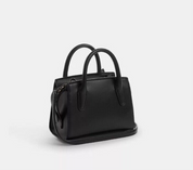 Coach Andrea Mini Carryall Top Handle/Crossbody Bag In Leather Black