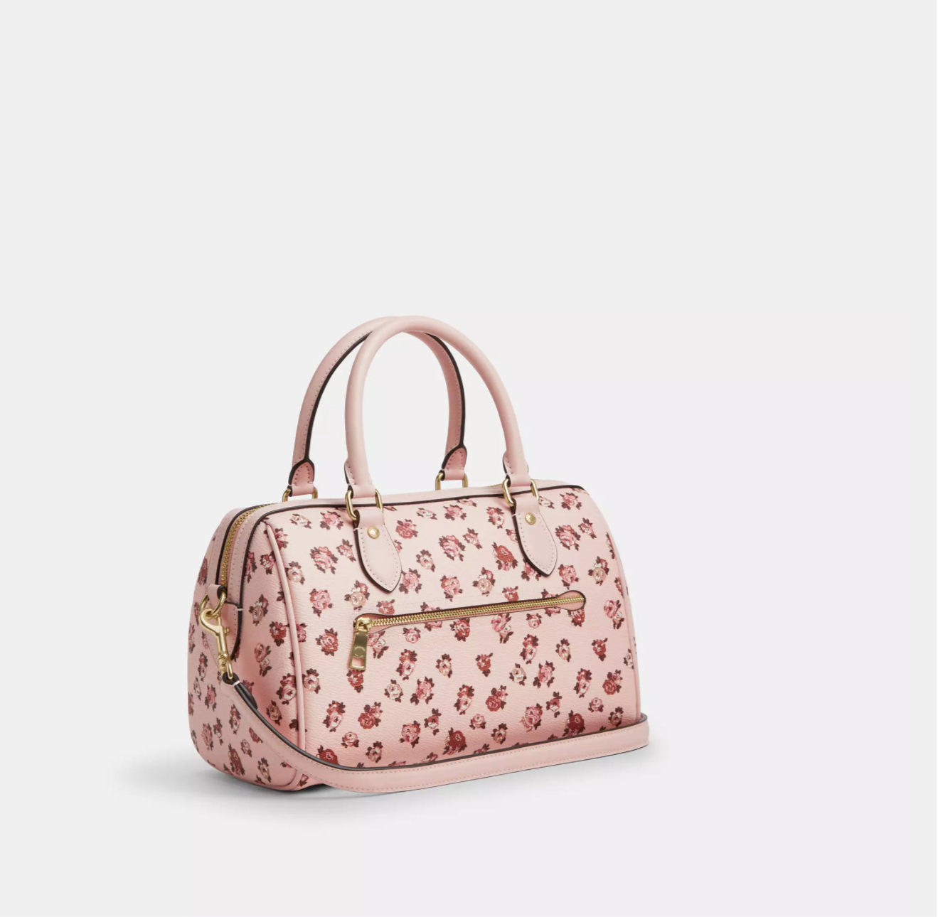 Coach Rowan Satchel Bag
With Rose Print