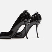 Diesel D-Ten & Half-Glossy Pumps - Naplak Black