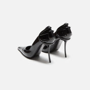 Diesel D-Ten & Half-Glossy Pumps - Naplak Black