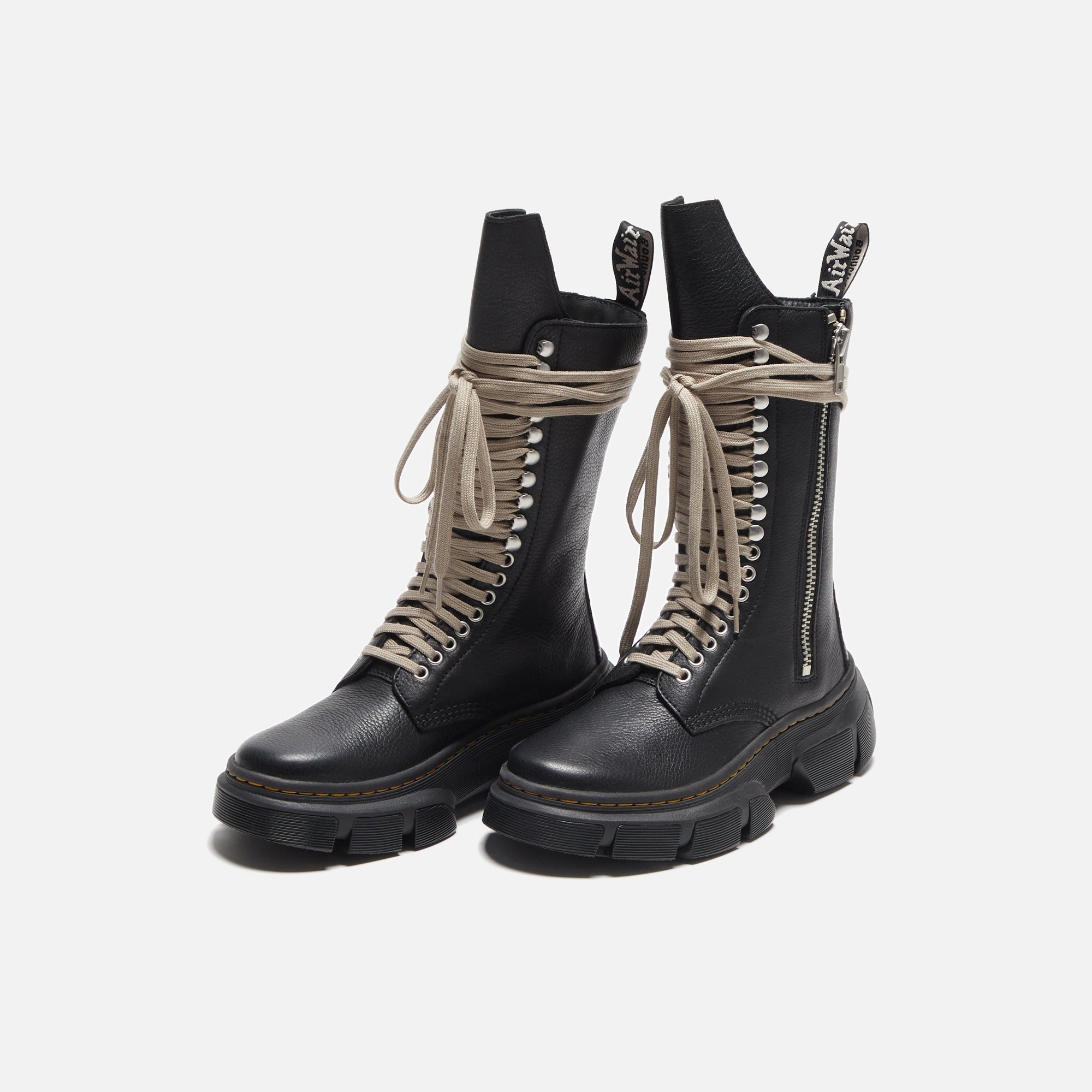 Dr. Martens x Rick Owens 1918 Calf Length DMXL Boot - Black