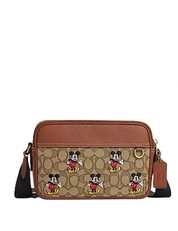 Coach Disney X Coach Graham Crossbody In Signature Jacquard With Mickey Mouse Print