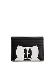 Coach Disney X Coach Slim Id Card Case With Mickey Mouse