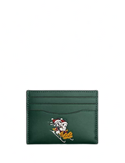 Coach Disney X Coach Slim Id Card Case With Winter Motif