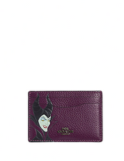 Coach Disney X Coach Card Case With Maleficent Motif