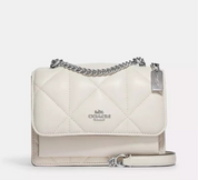 Coach Mini Klare Crossbody Leather Bag With Puffy Diamond Quilting