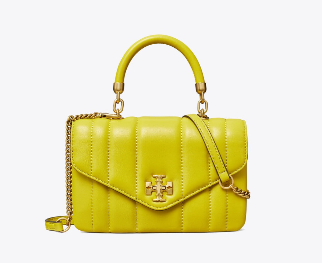 Tory Burch Mini Kira Top Handle Satchel Bag In Leather With Original Dust Bag