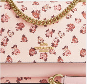 NWT Coach Klare Crossbody Bag With Rose Print In Blush