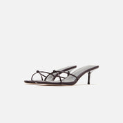 Femme LA Maeve Slipper - Satin Black