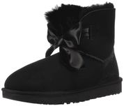 UGG Gita Bow Mini Black Boots - Women's