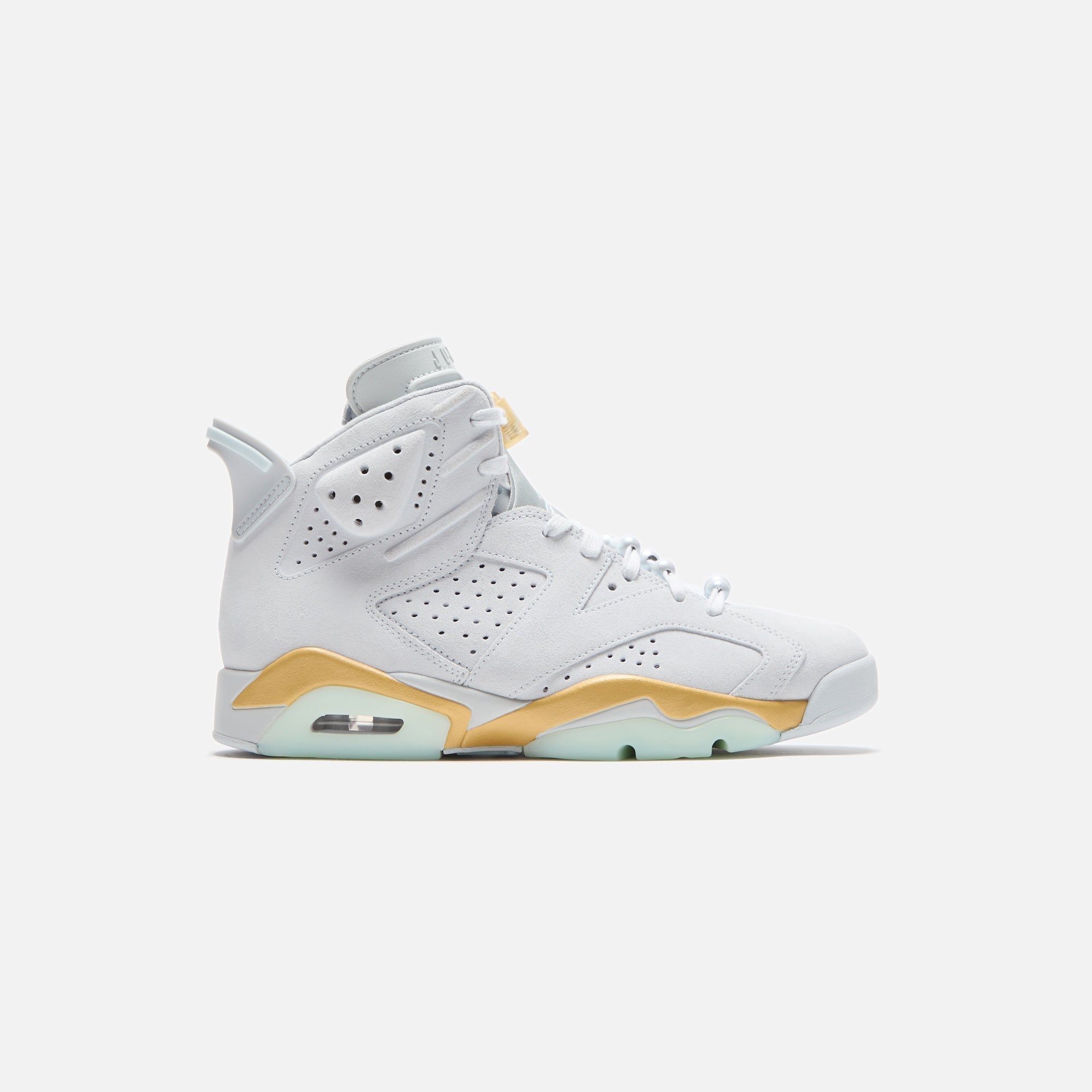 Jordan WMNS Air Jordan 6 Retro - Pure Platinum / Metallic Gold / Coconut Milk / Glacier Blue