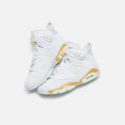 Jordan WMNS Air Jordan 6 Retro - Pure Platinum / Metallic Gold / Coconut Milk / Glacier Blue