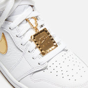 Jordan WMNS Air Jordan 1 High OG - White / Metallic Gold / Gum Light Brown