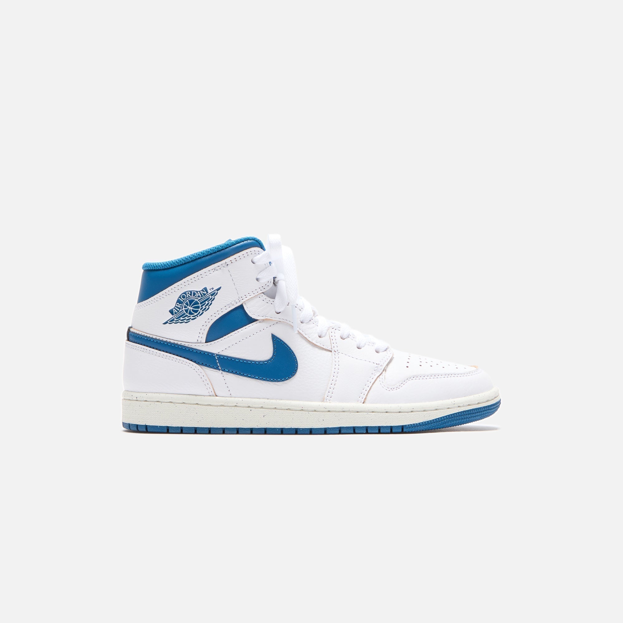 Nike Air Jordan 1 Mid SE - White / Industrial Blue / Sail