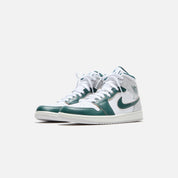 Jordan Air Jordan 1 Mid SE - White / Oxidized Green / Sail / Neutral Grey