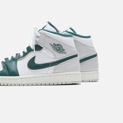 Jordan Air Jordan 1 Mid SE - White / Oxidized Green / Sail / Neutral Grey