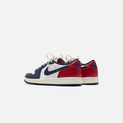 Nike Air Jordan 1 Low OG - White / Gym Red / Midnight Navy / Neutral Grey / Sail / Muslin