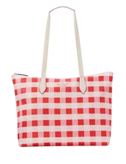 Kate Spade New York Mel Gingham Packable Tote