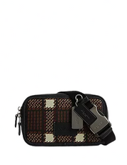 Coach Wyatt Belt Bag With Plaid Print