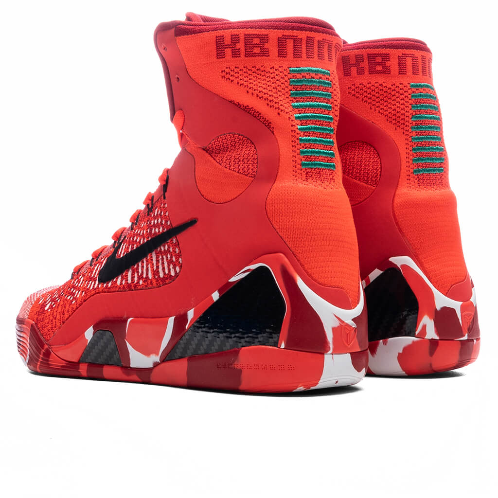 Kobe 9 Elite High Protro Christmas - Bright Crimson/Black/White