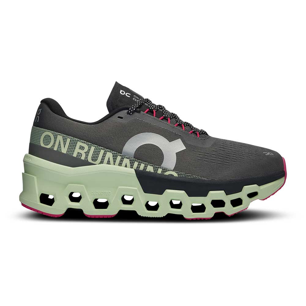 Women's Cloudmonster 2 Running Shoe - Asphalt/Lima - Regular (B)