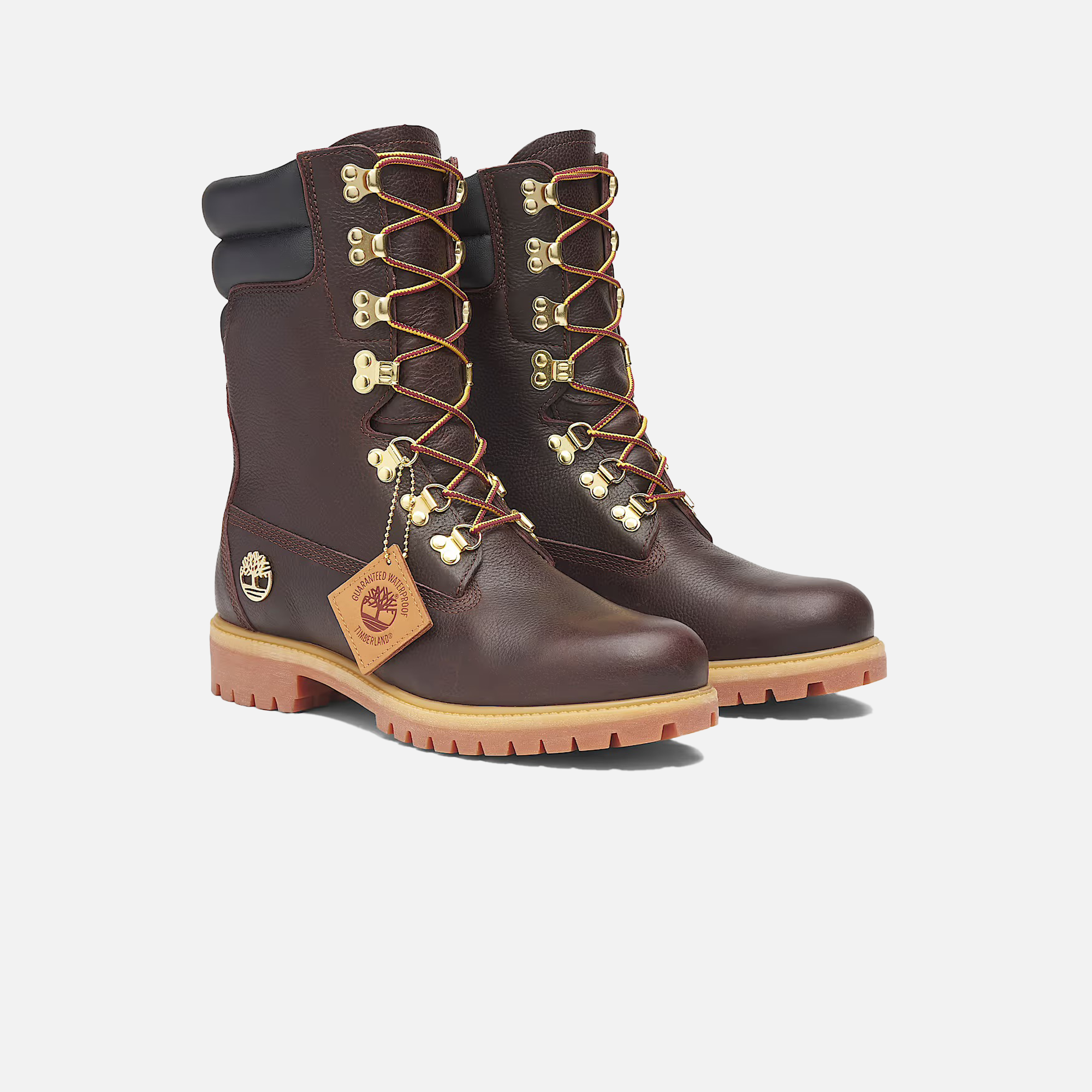 Timberland Premium Tall Lace Up Waterproof Boot - Brown