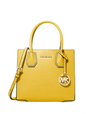 Michael Michael Kors Mercer Medium Pebbled Leather Crossbody Bag