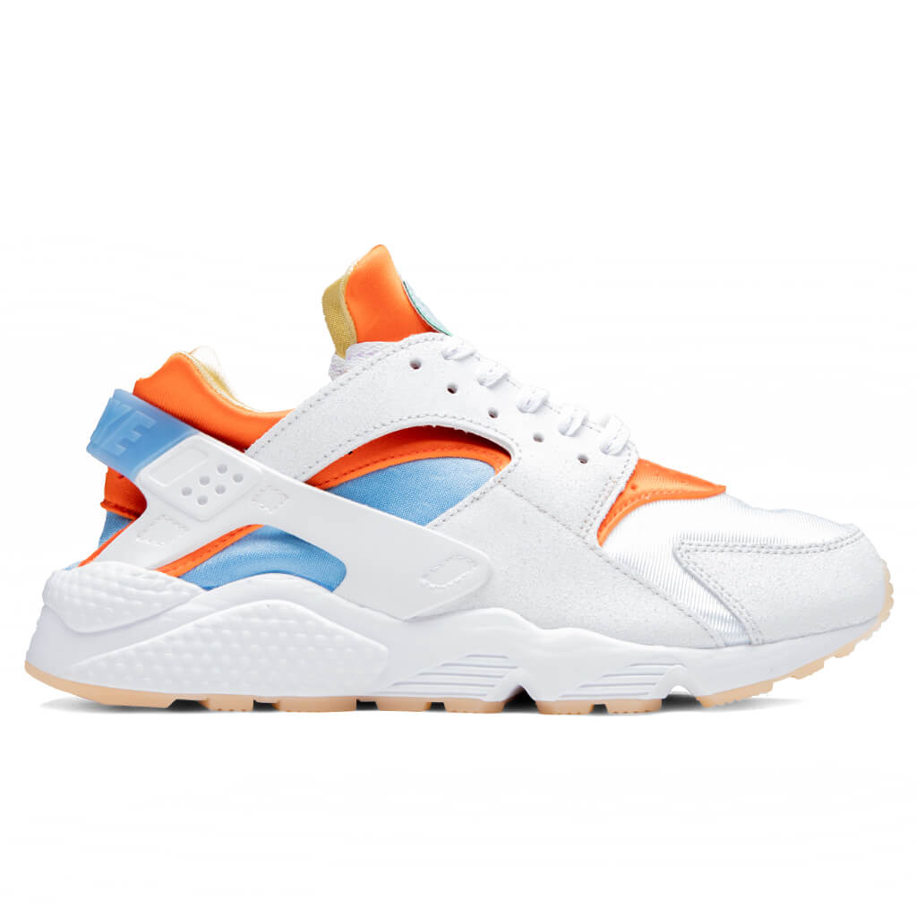 Air Huarache - White/Safety Orange/University Blue