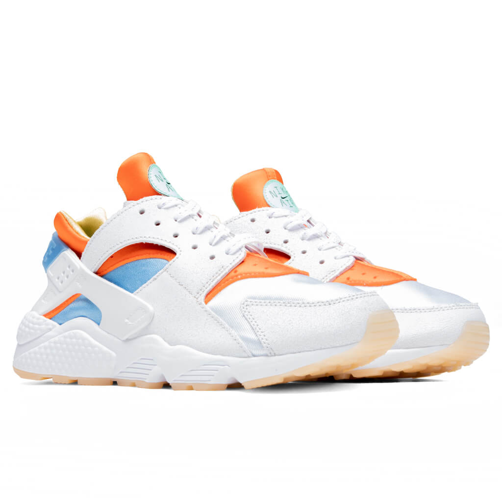 Air Huarache - White/Safety Orange/University Blue