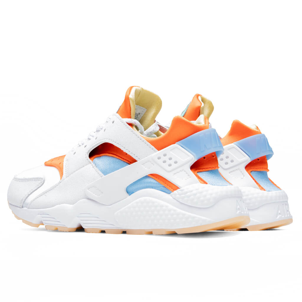 Air Huarache - White/Safety Orange/University Blue