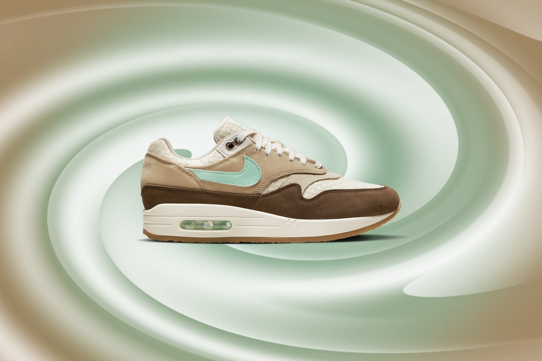 Air Max 1 Retro 'Crepe' - Medium Brown/Mint Foam/Mushroom