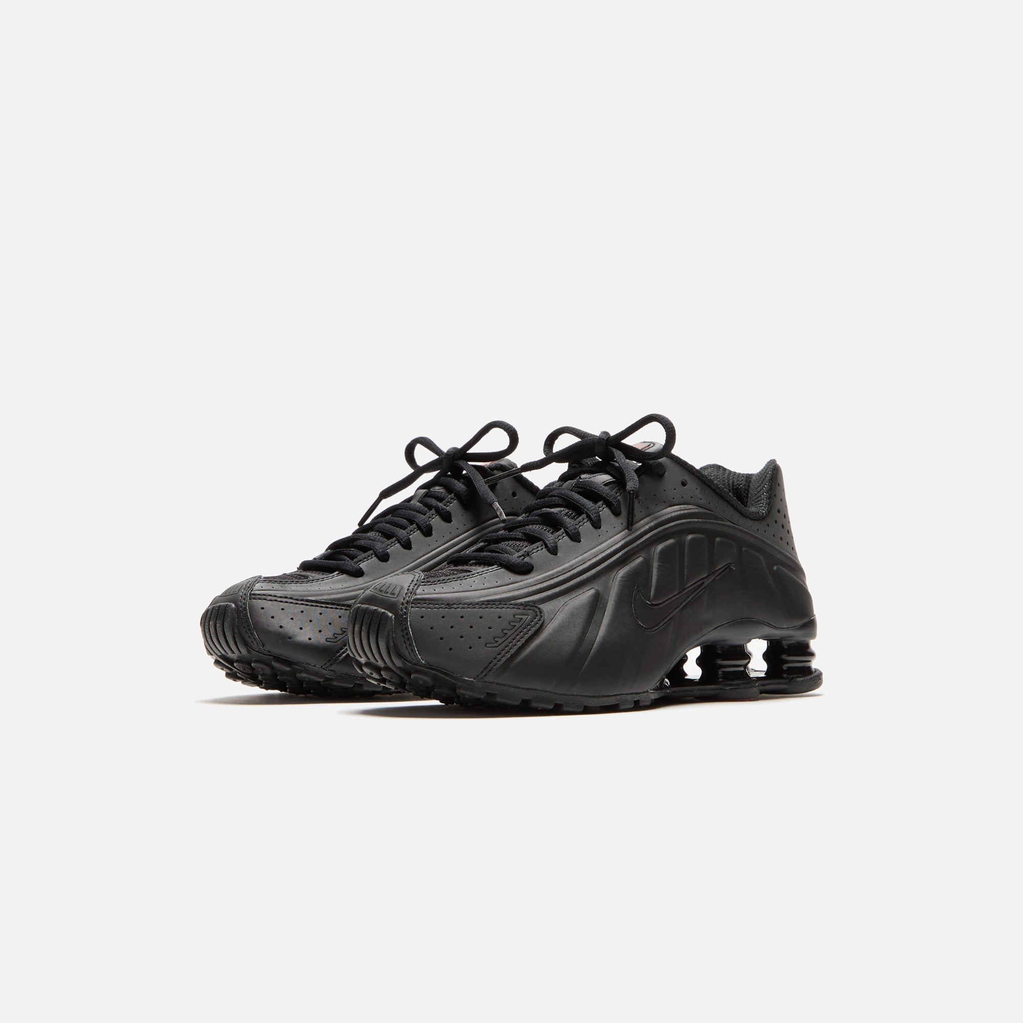 Nike WMNS Shox R4 - Black / Black / Max Orange