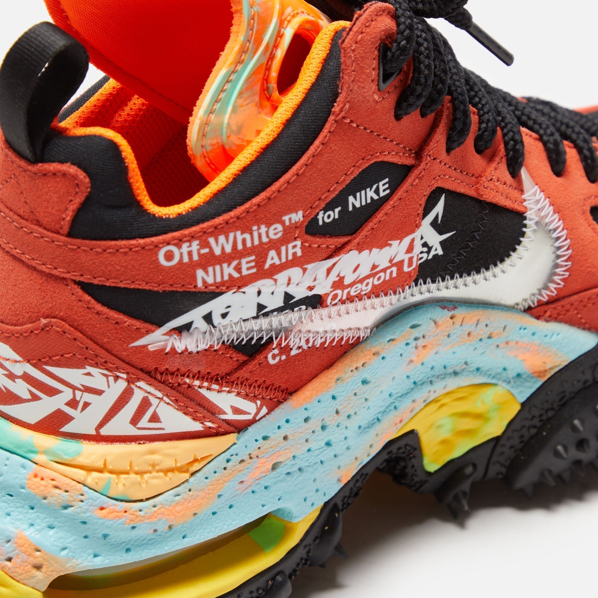 Nike x Off-White Air Terra Forma - Mantra Orange / Black / Clear