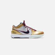 Nike Kobe 4 Protro - White / Dark Obsidian / Varsity Red / Metallic Gold